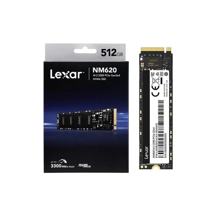 Lexar LNM620 512GB M.2 NVMe PCIe 3×4 SSD